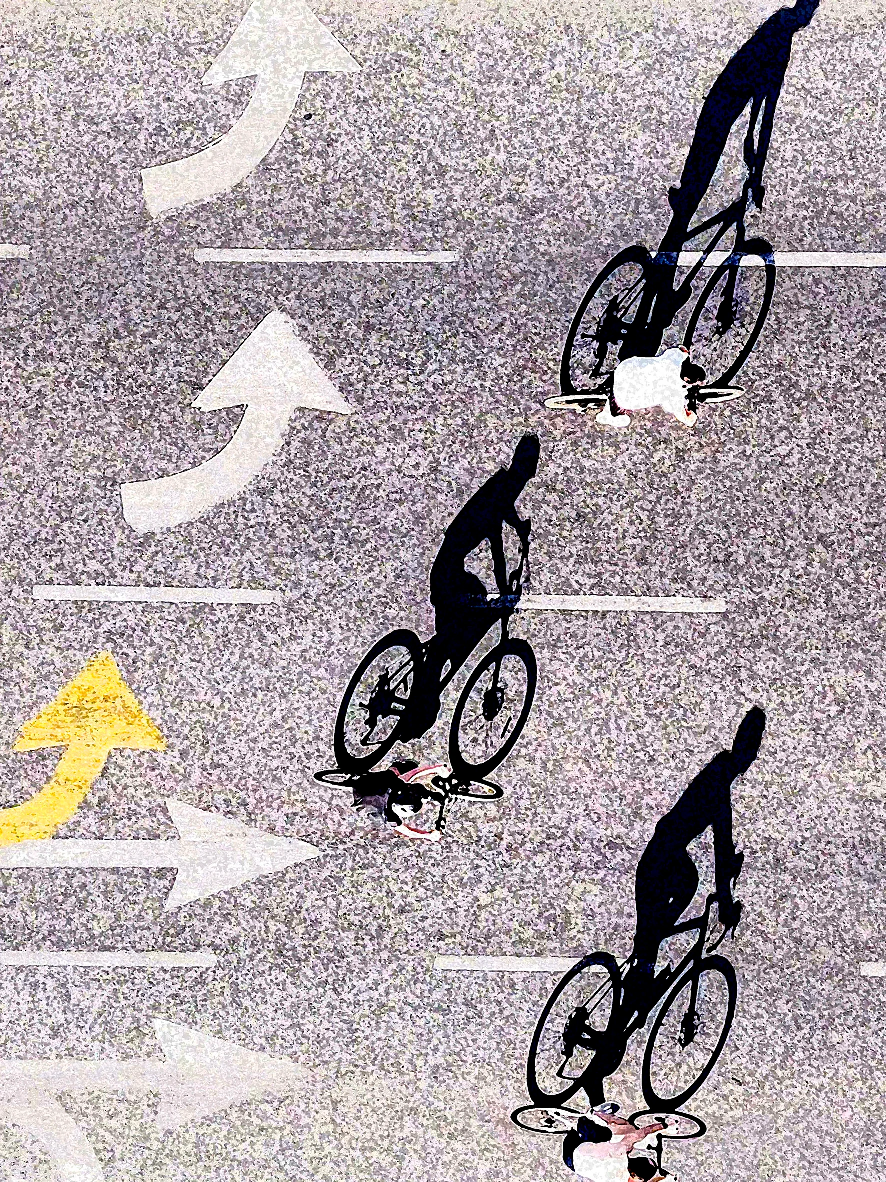 Cyclists, Tel Aviv