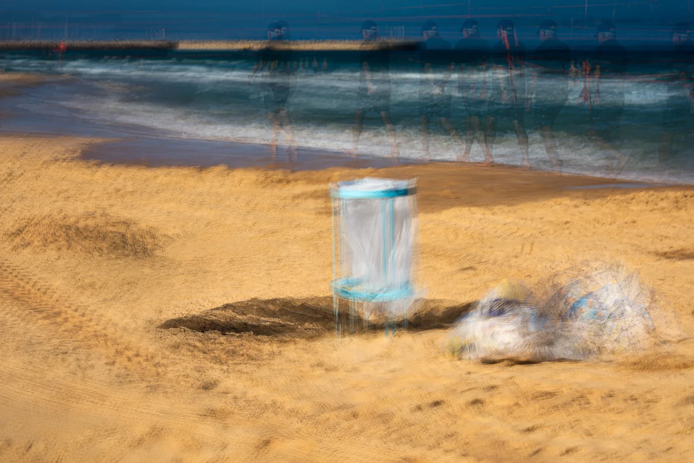 אשפה בהמתנה