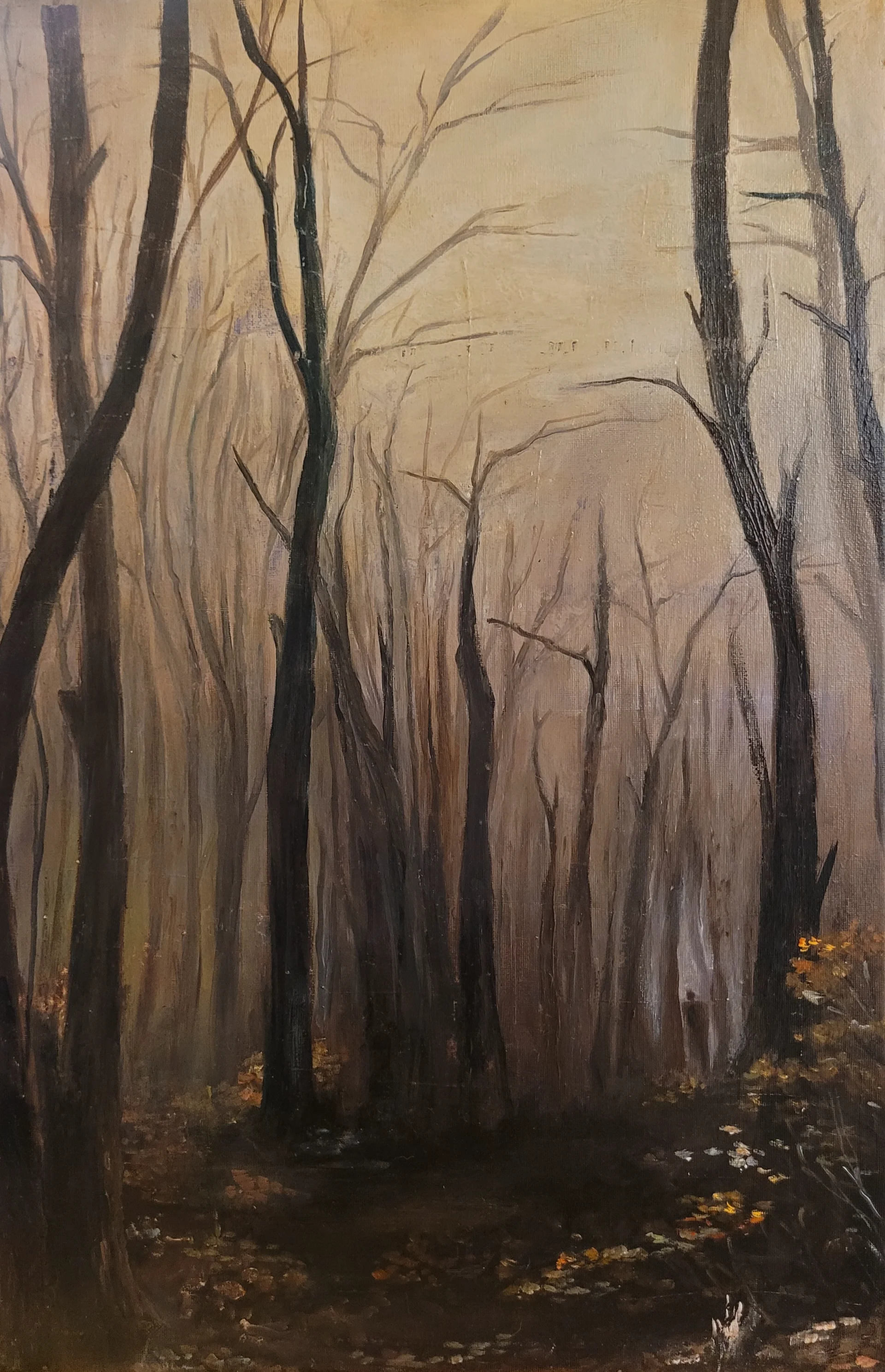 Alone in a forest