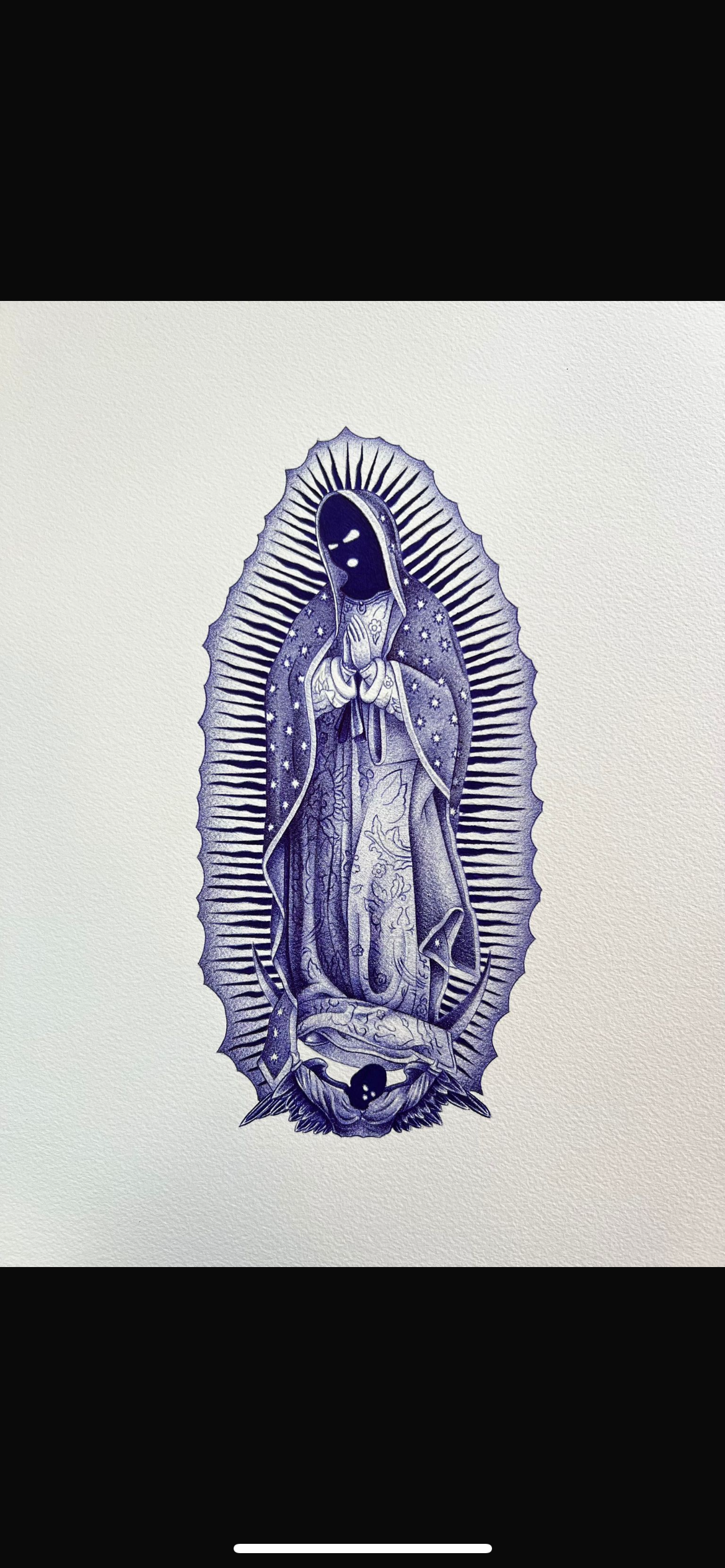 The masked saint