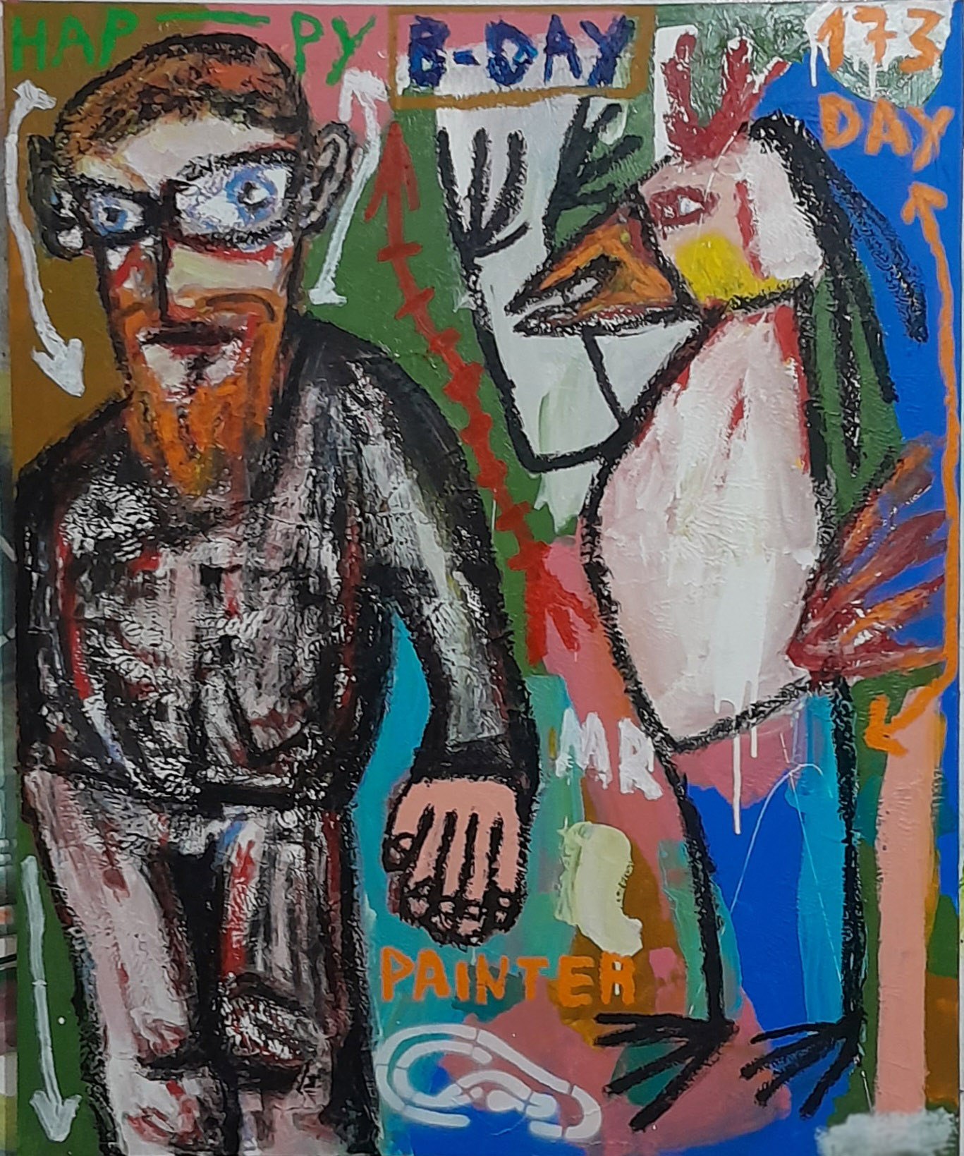 Happy b-day painter