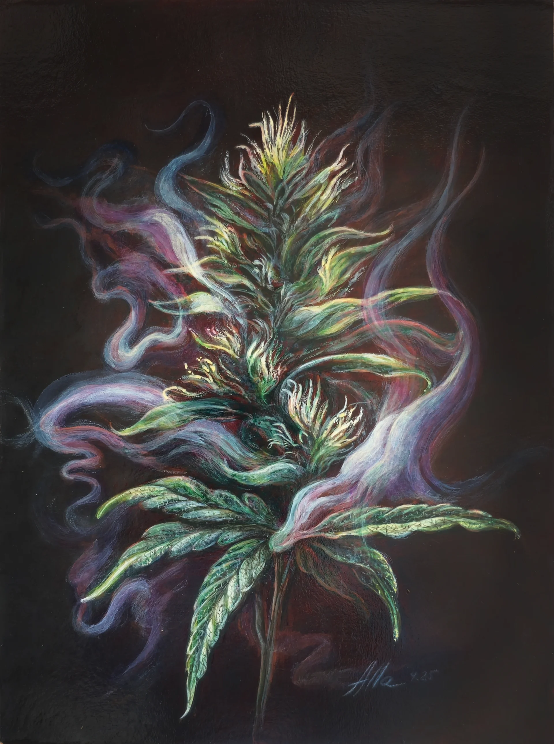 Scent of Indica – Symbolist Cannabis Art