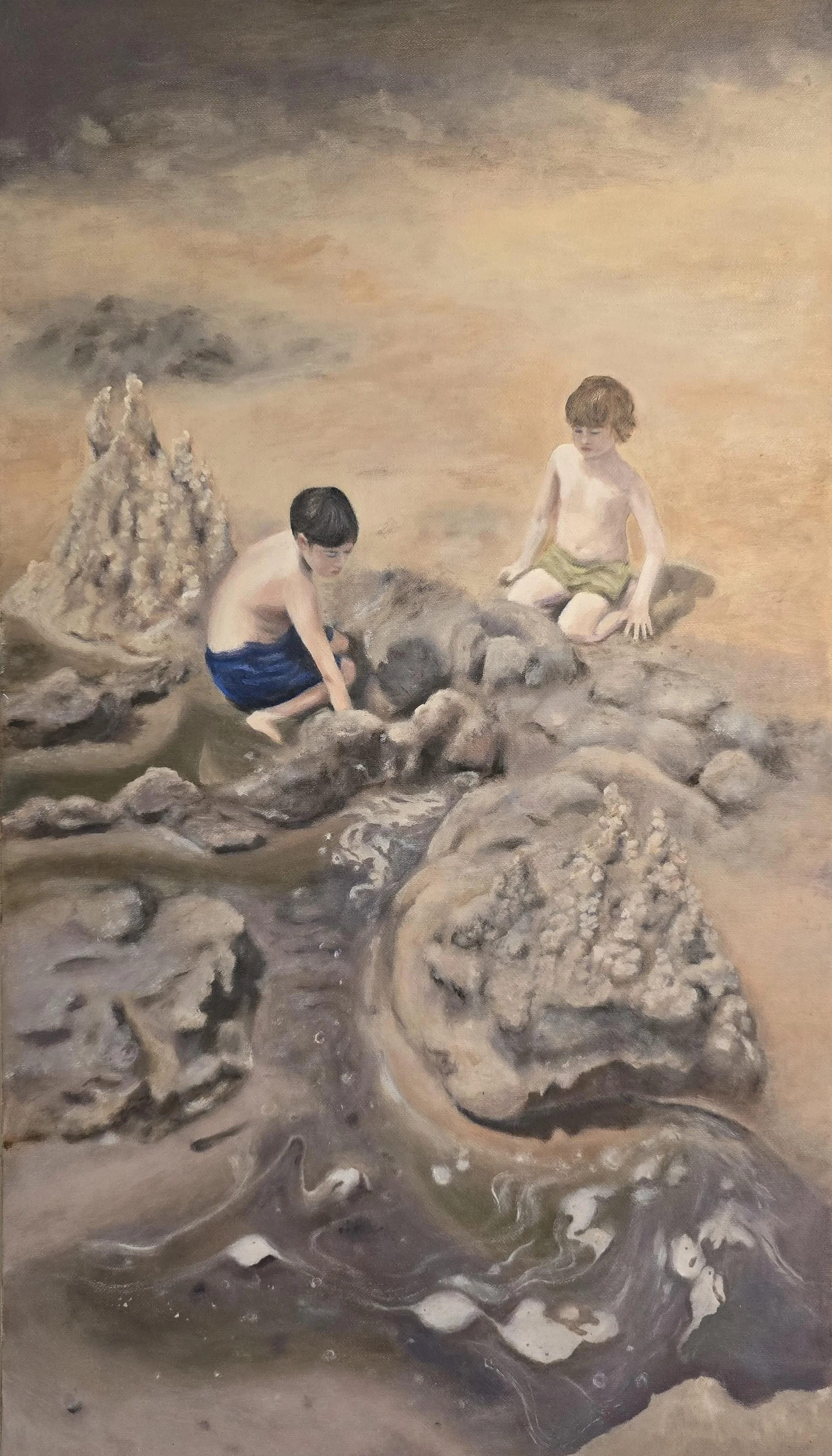 On the beach