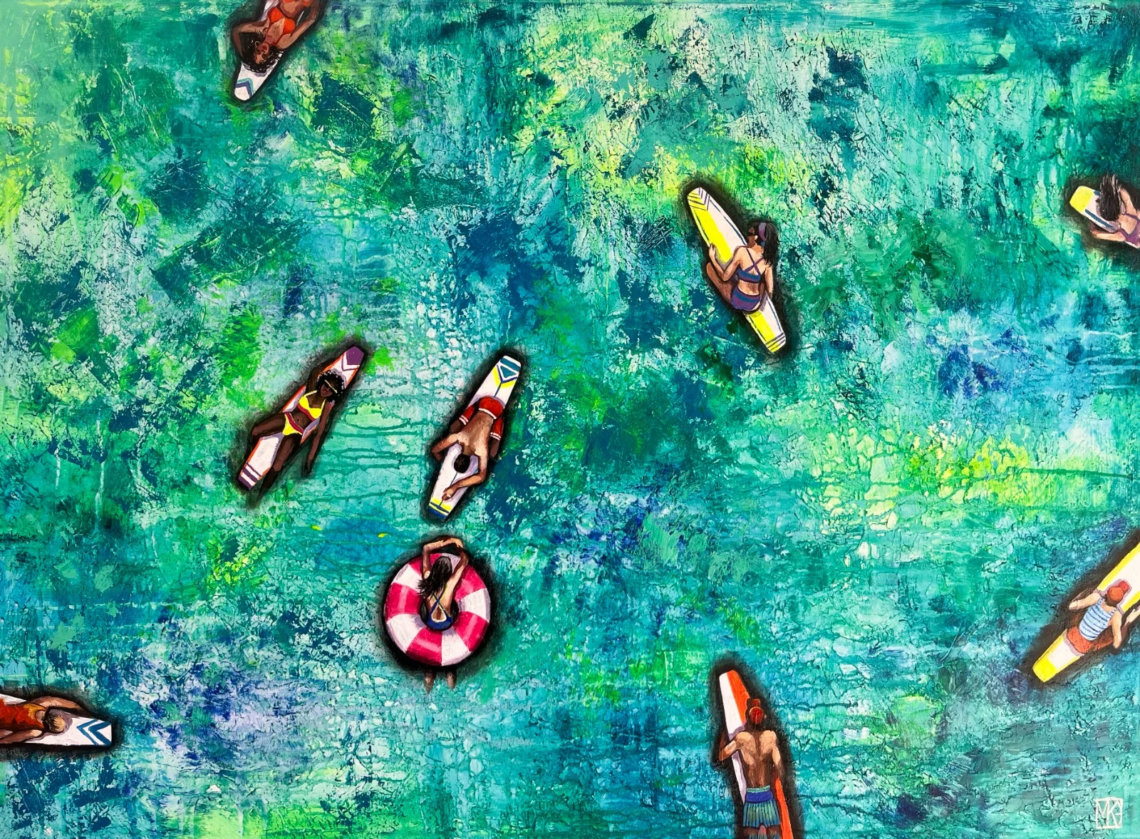 Floating Kayaks 14