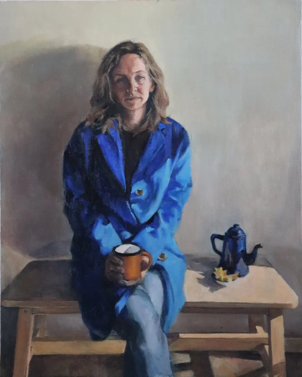 Self Portrait in Blue