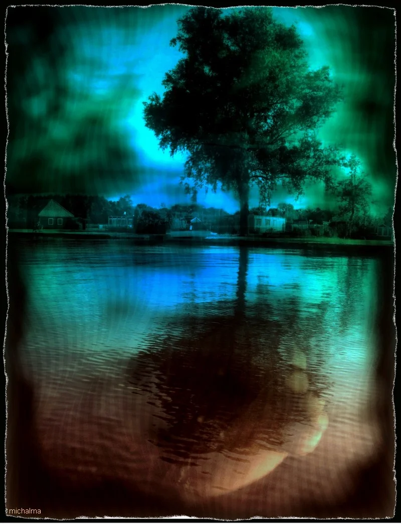 Hand in the water