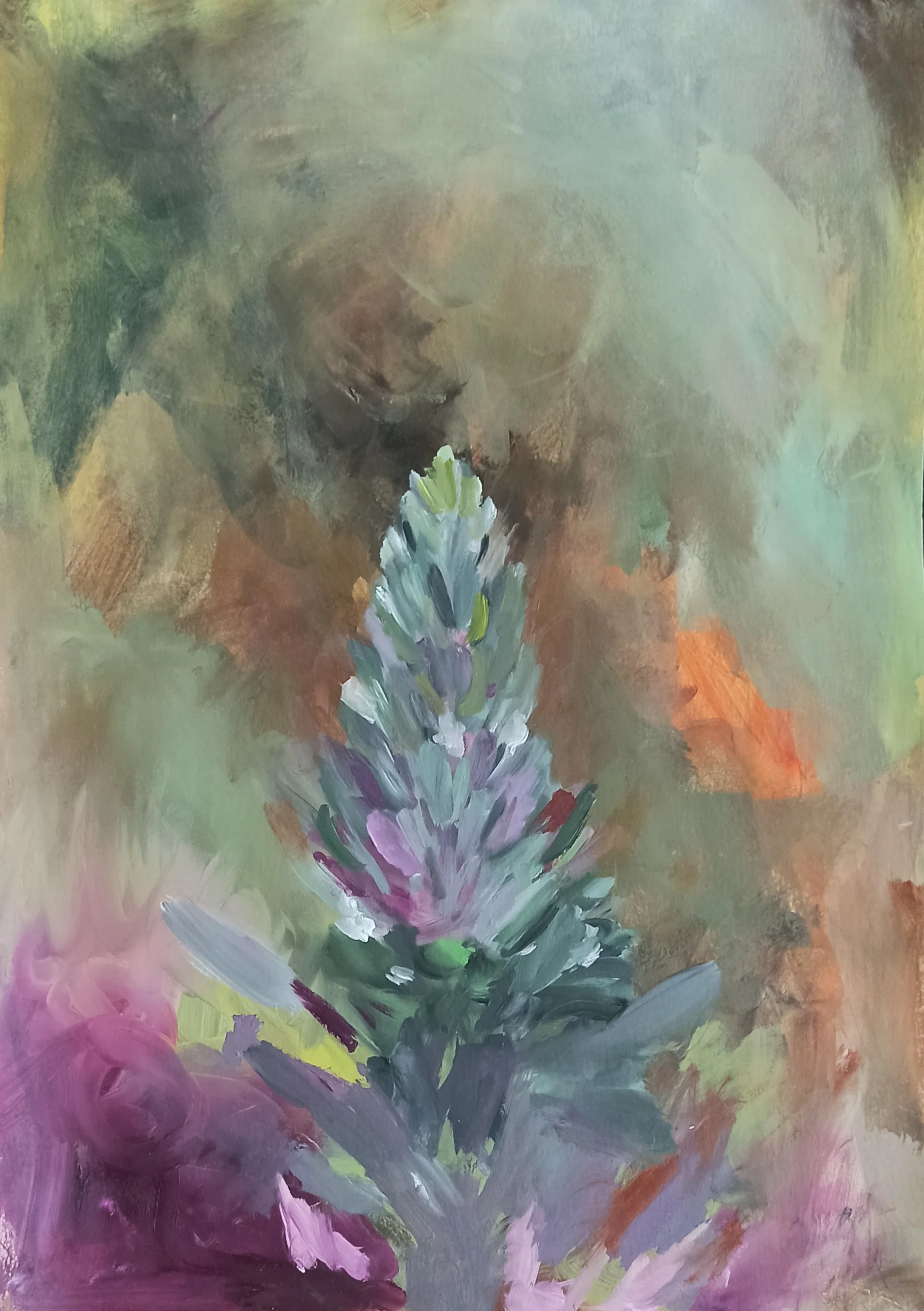 Israeli wildflower in a natural background