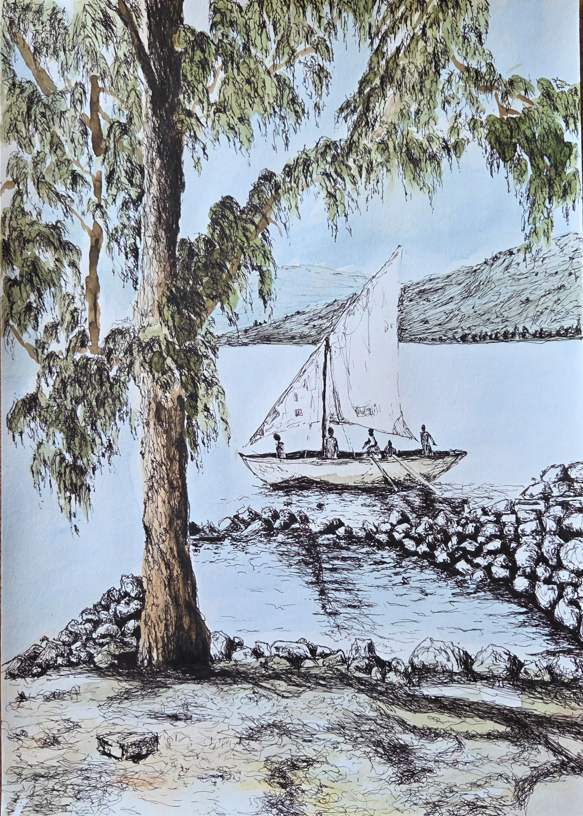 מעגן בכפר נחום 1920