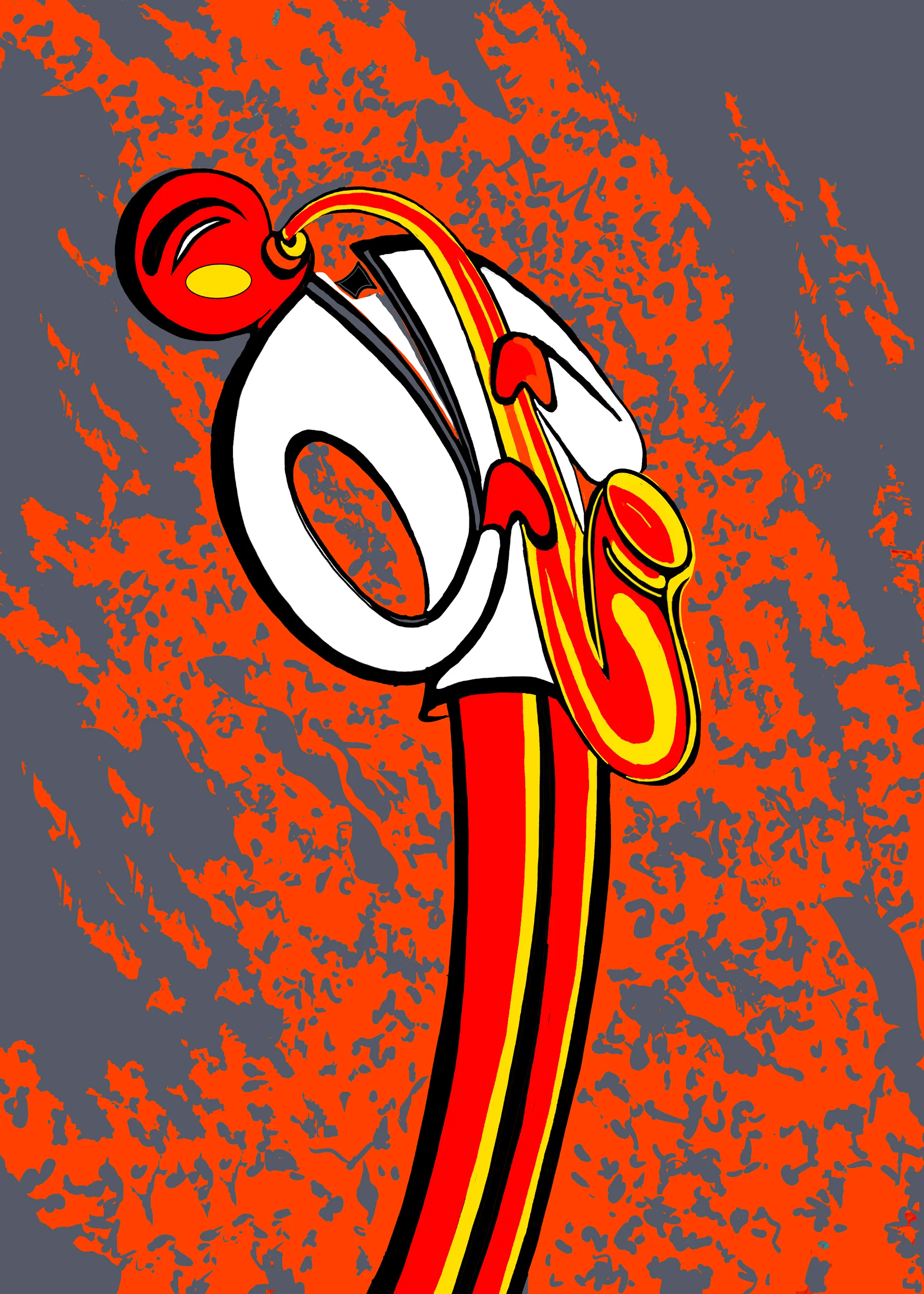 Saxophonist (From Music series)