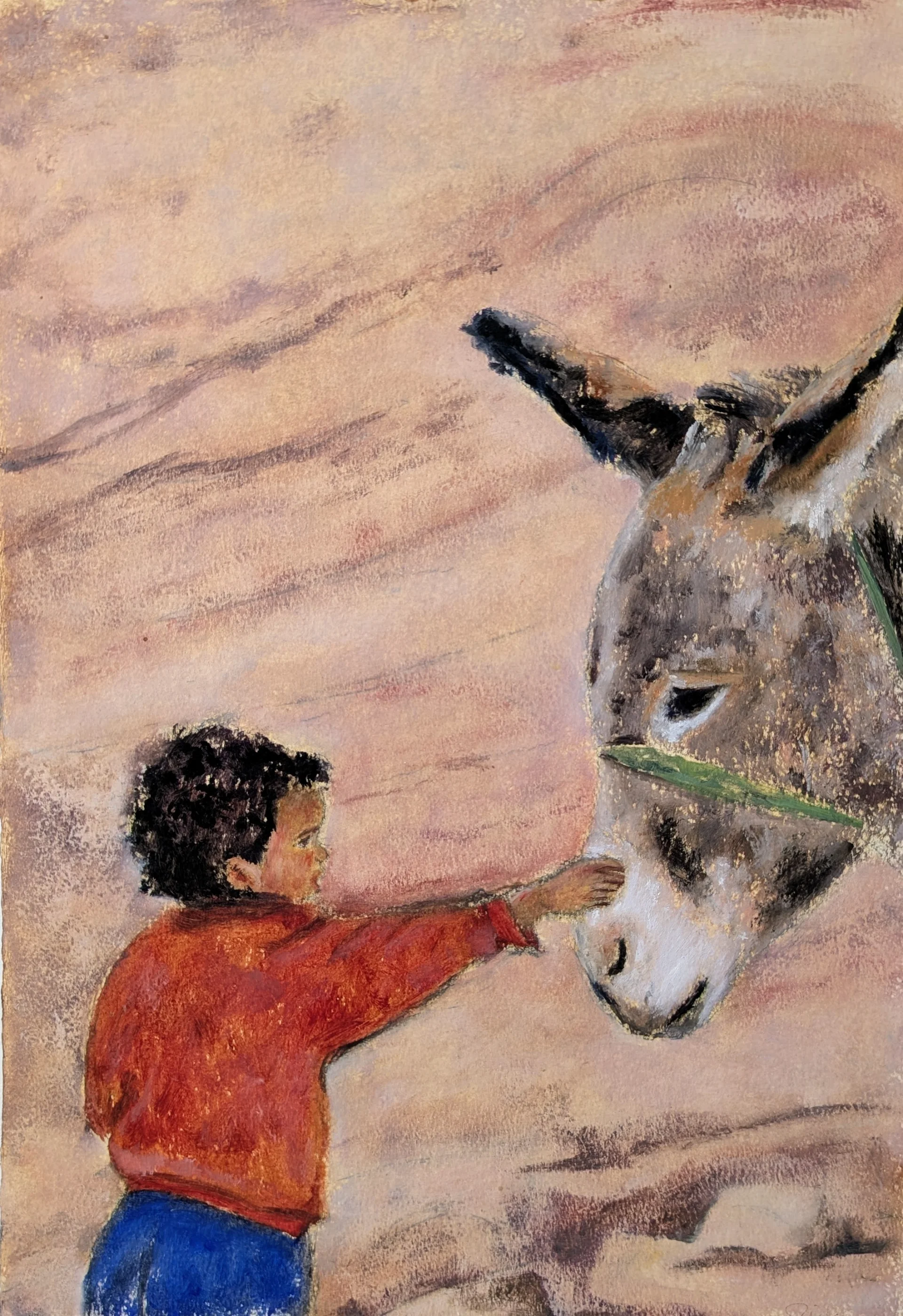 The child and the donkey 2