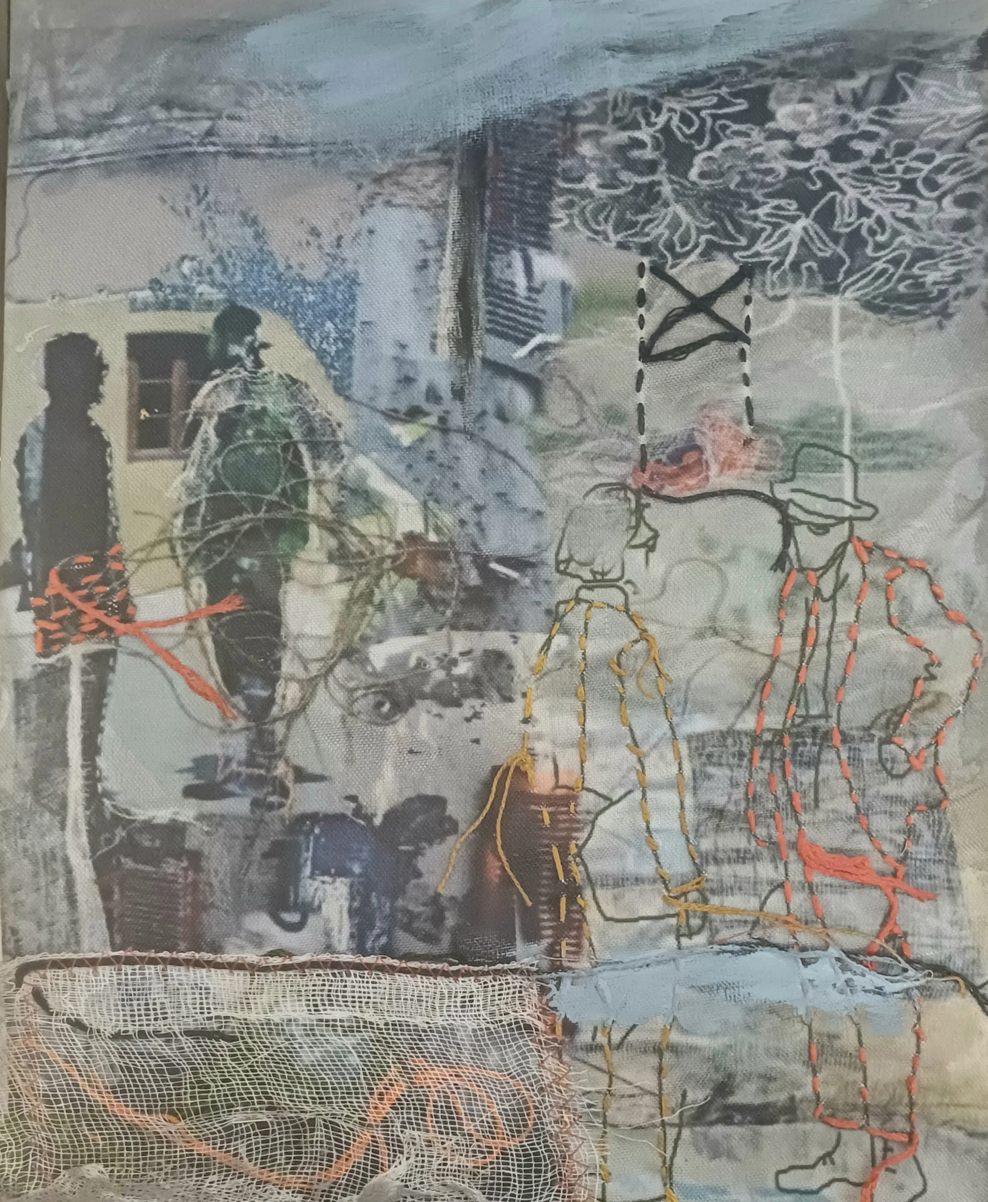 a meeting in the street