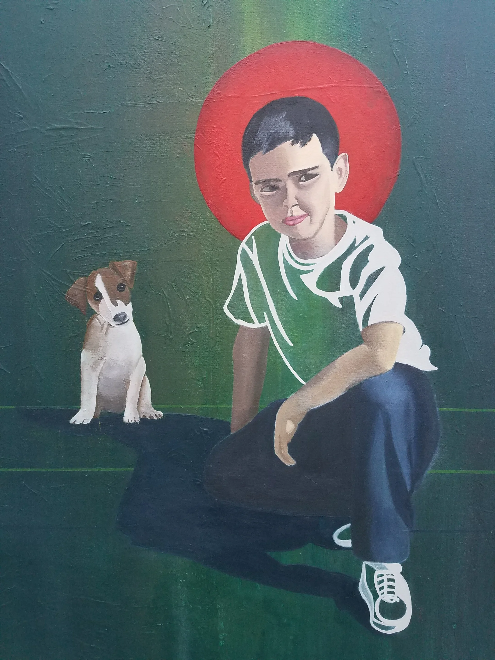 Eitan and his imaginary dog