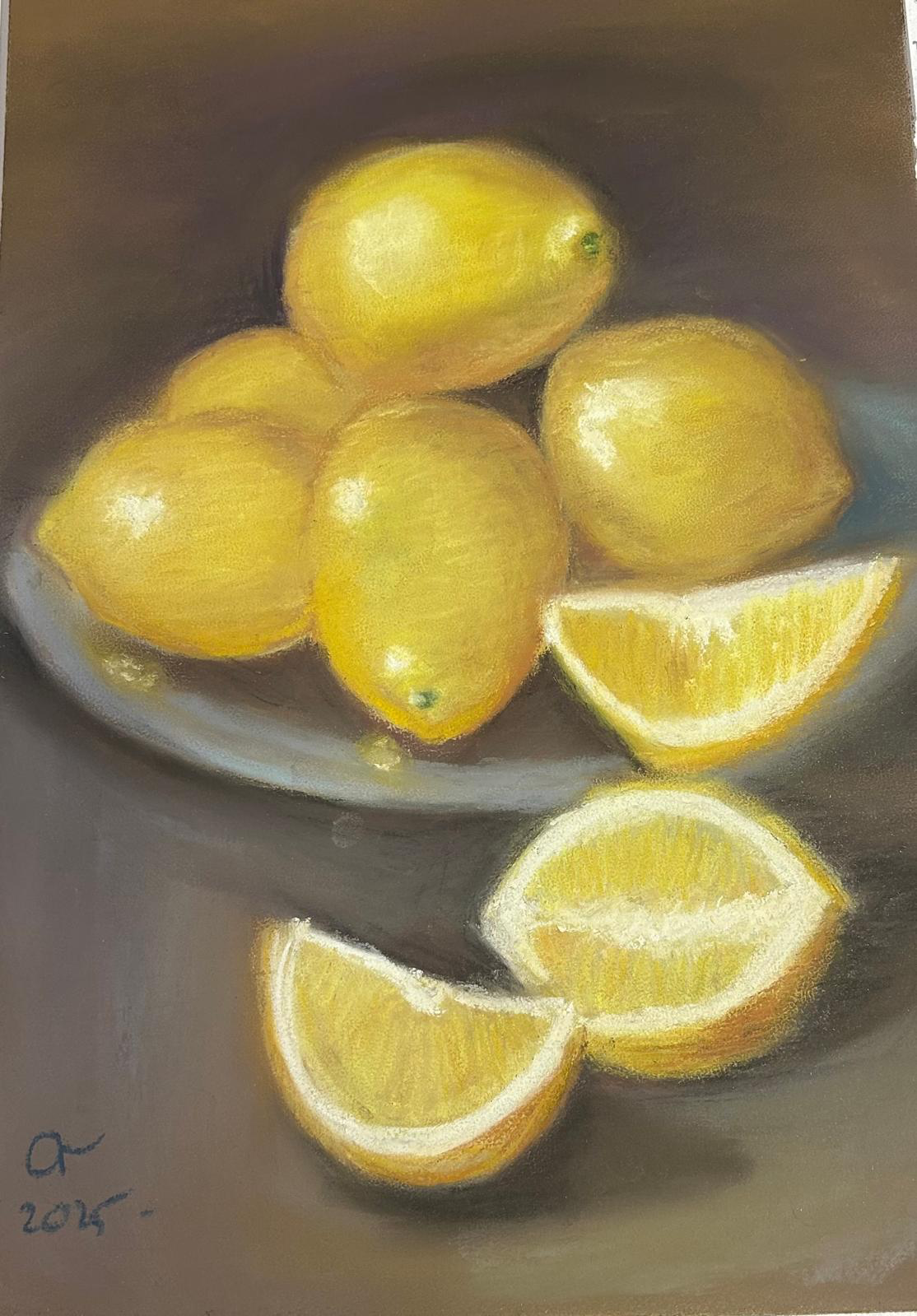 Lemons in a bowl