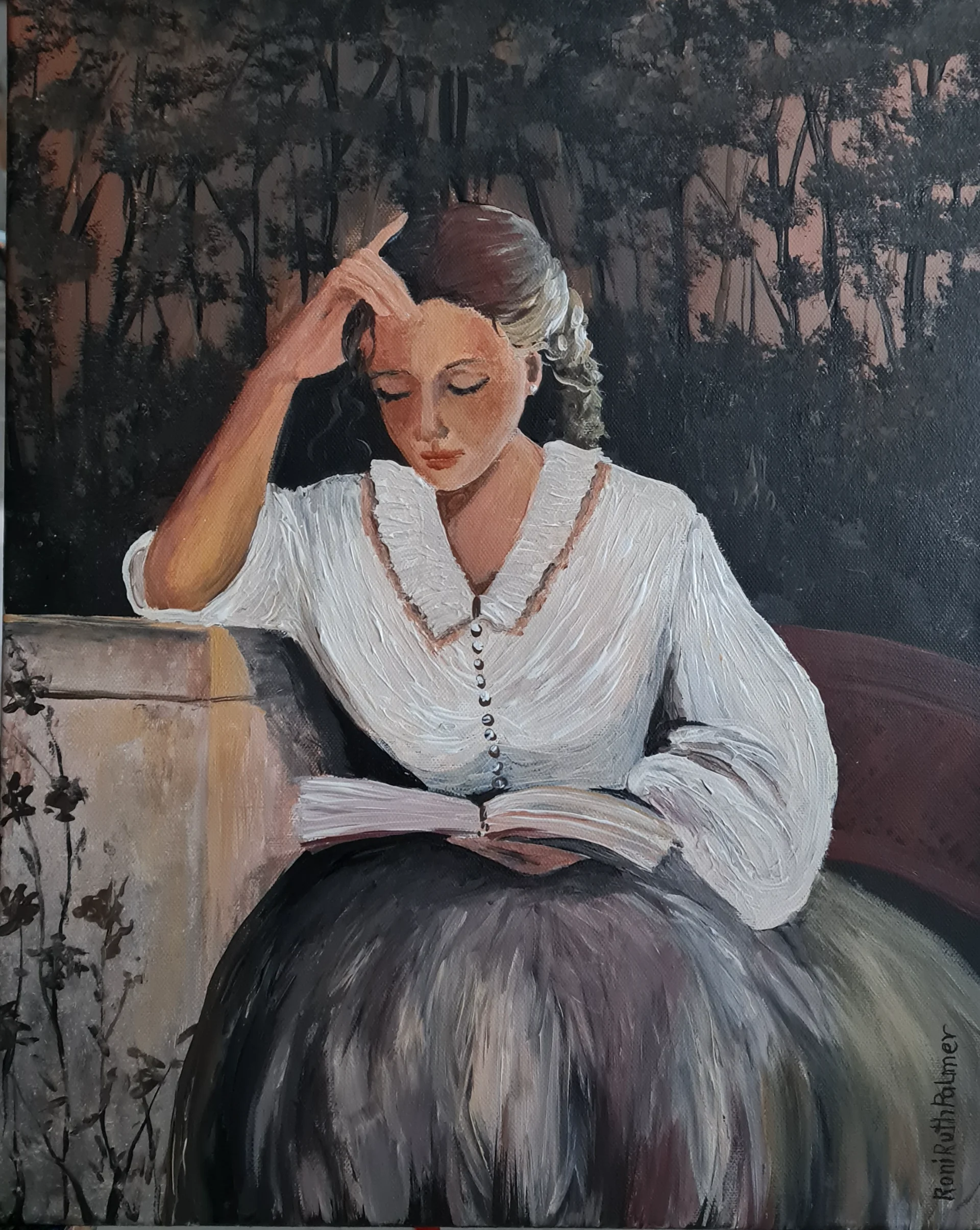 Reflection in the twilight light