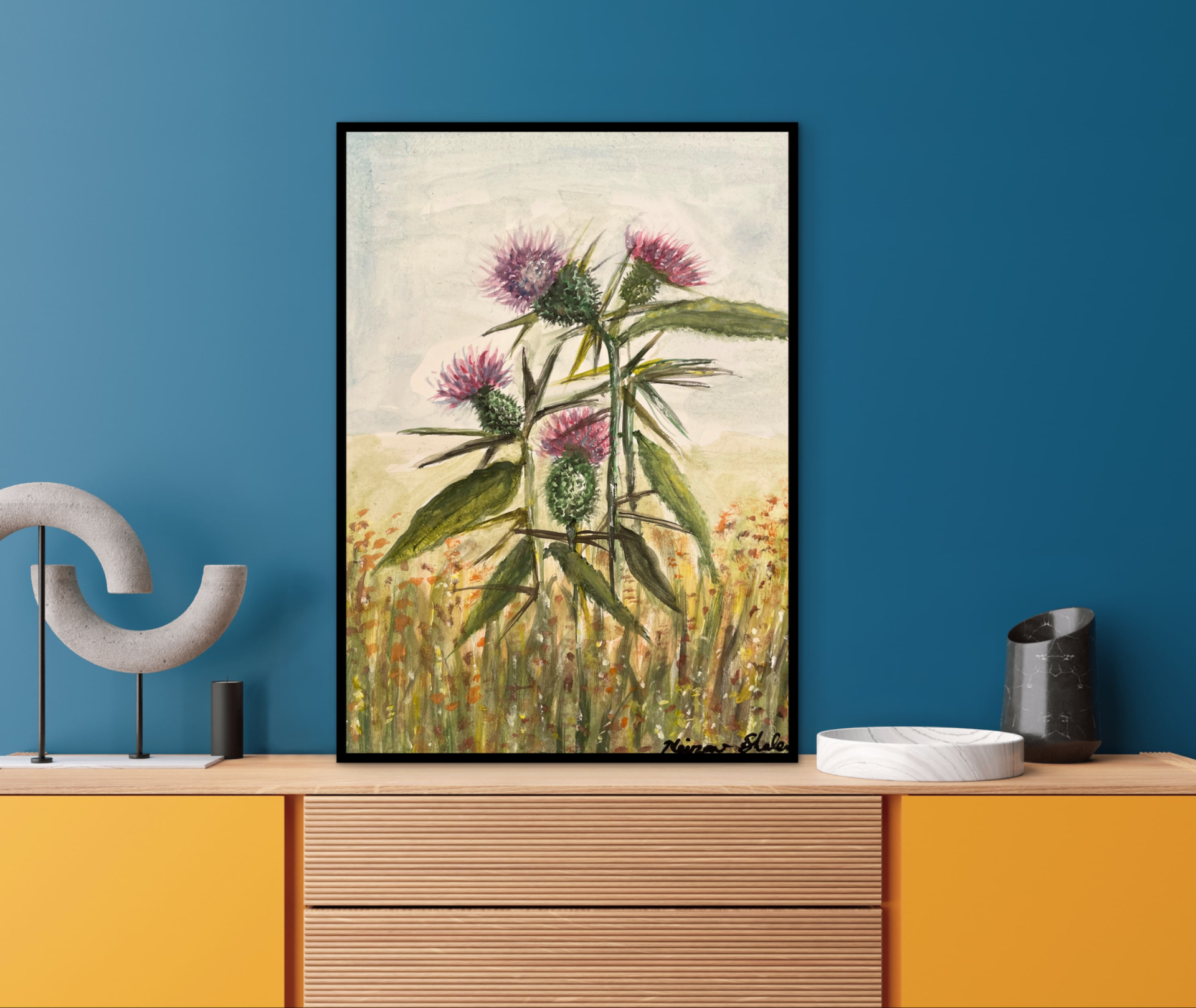 Thistles in the Field