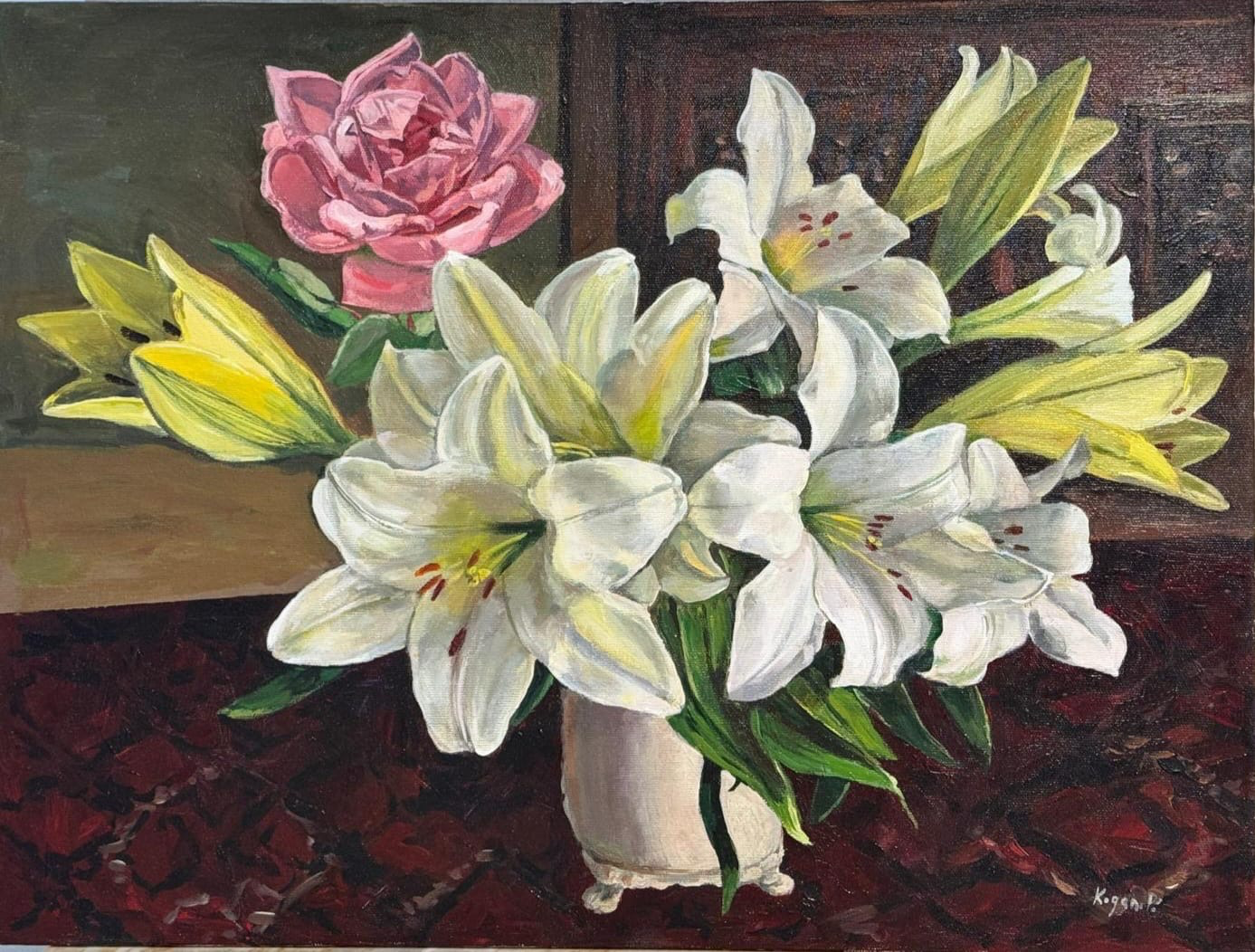 Lilies and Rose