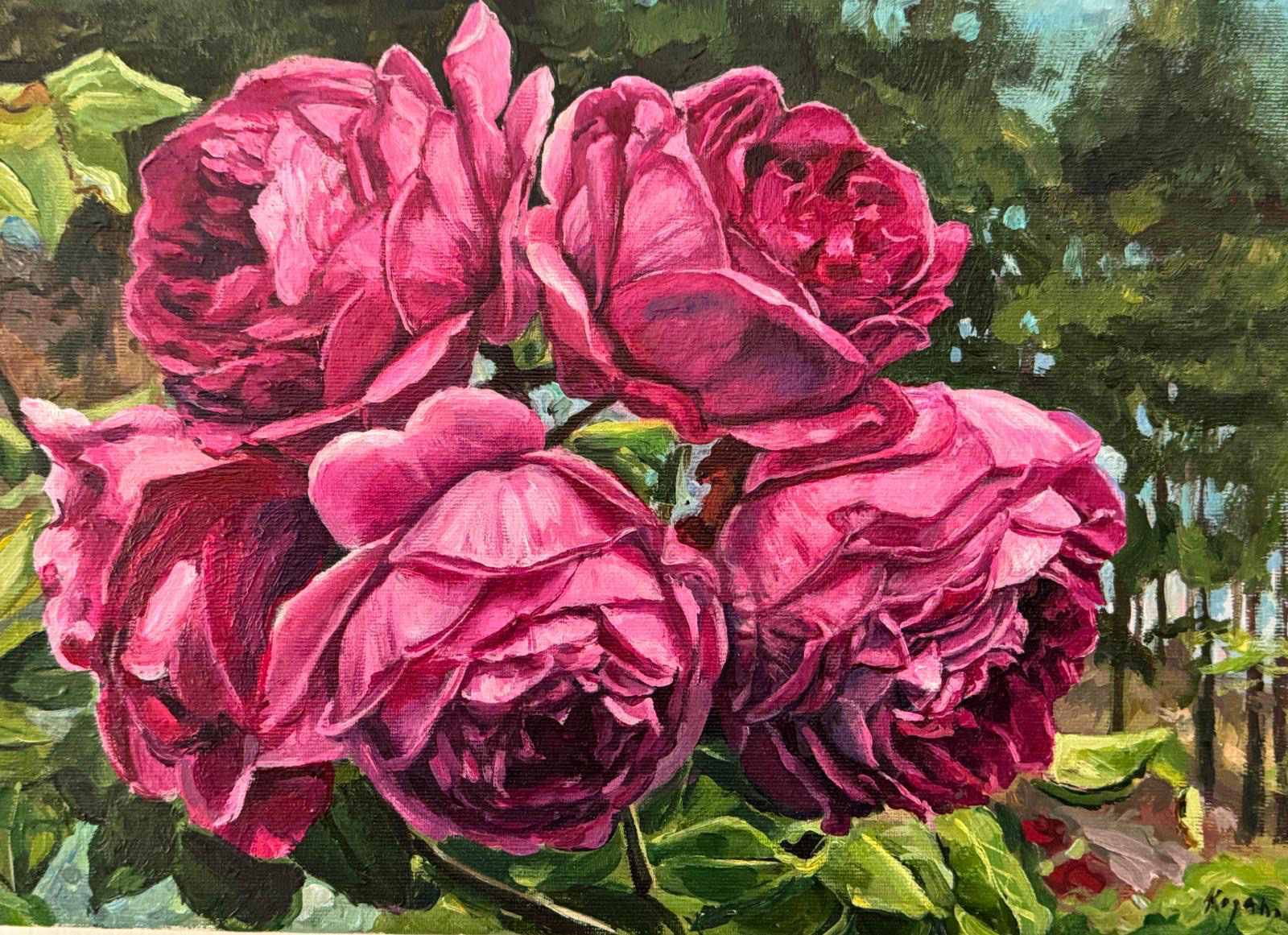 Peonies in Full Bloom