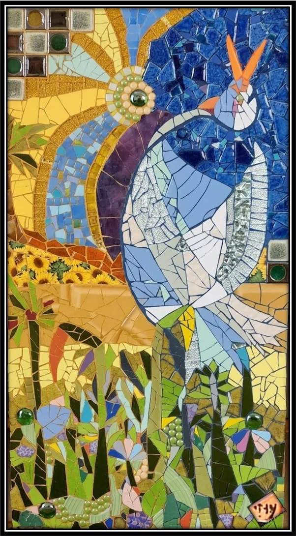 Blue Bird at Dawn