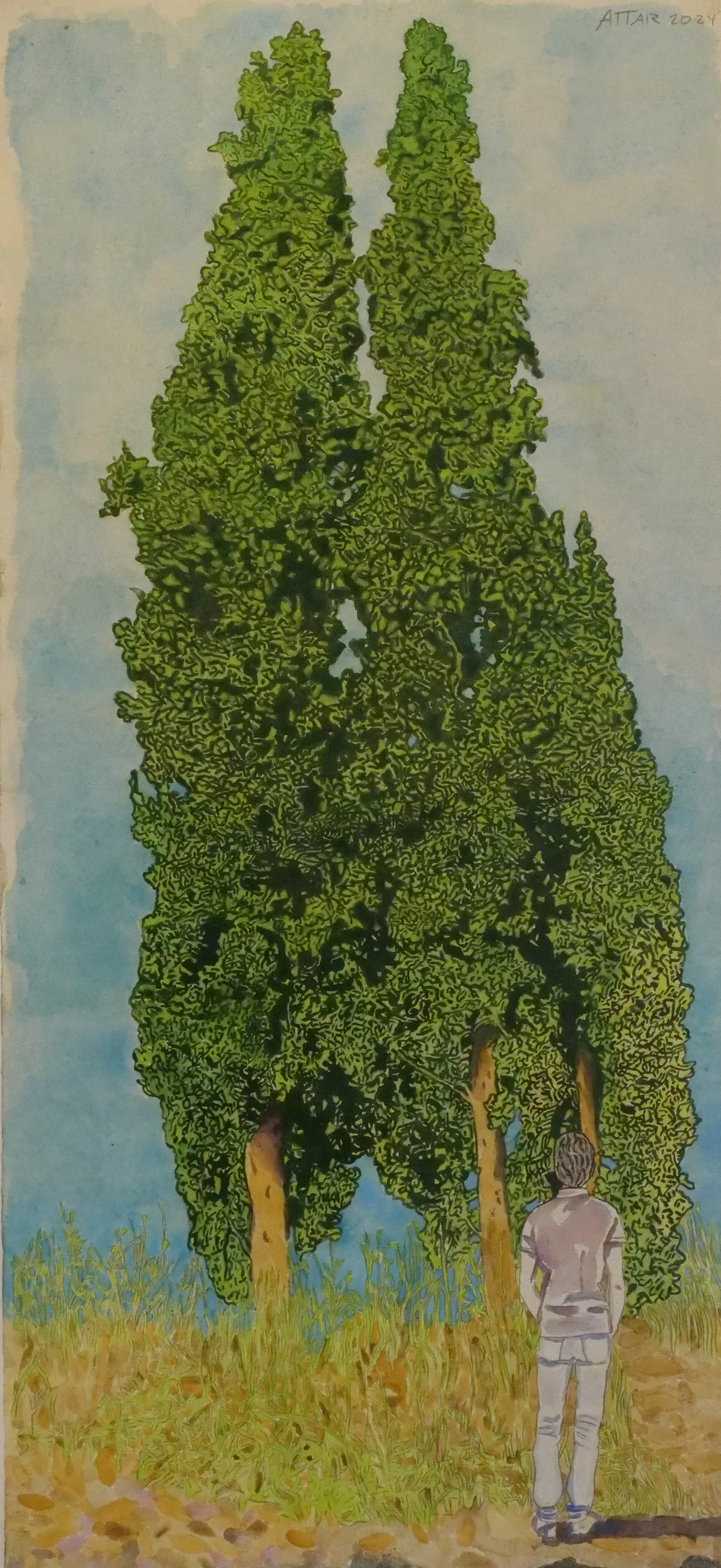 Beneath the Cypress