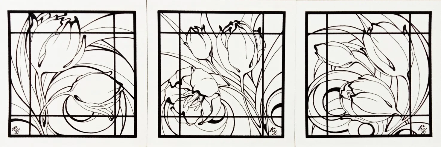 Tulip Variations in Line