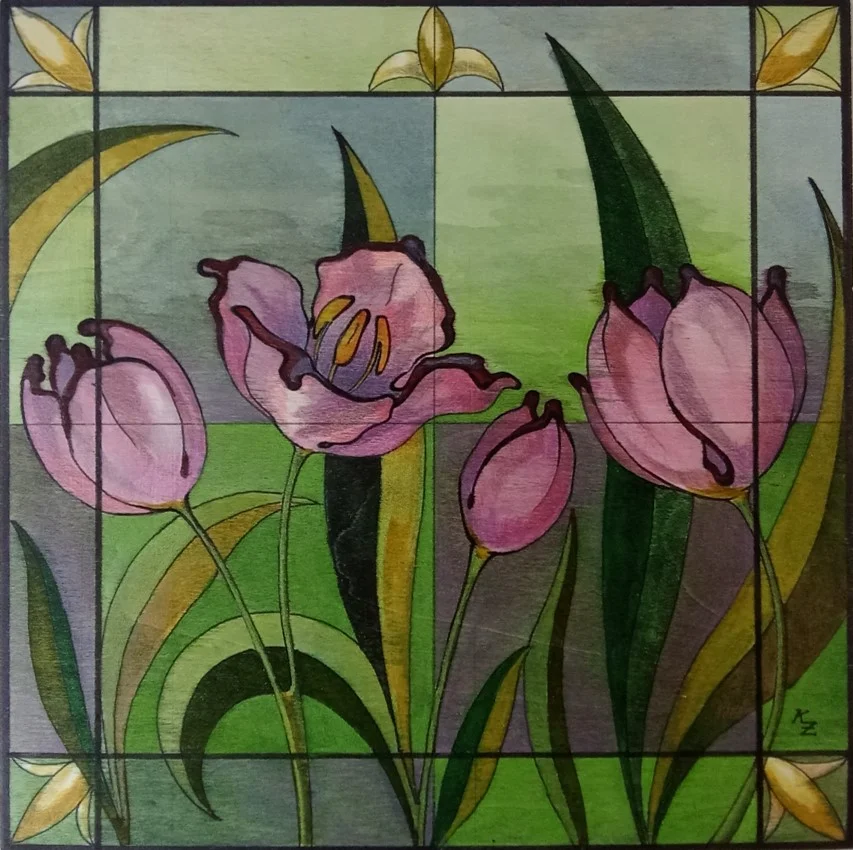 Tulips in Partition