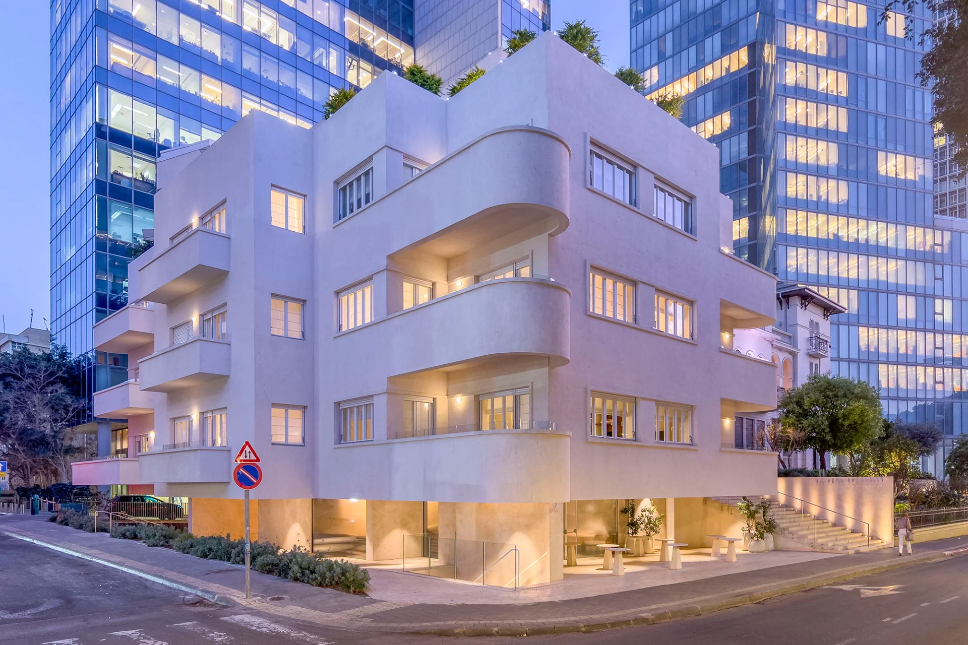 Bauhaus building at Rothschild Boulevard