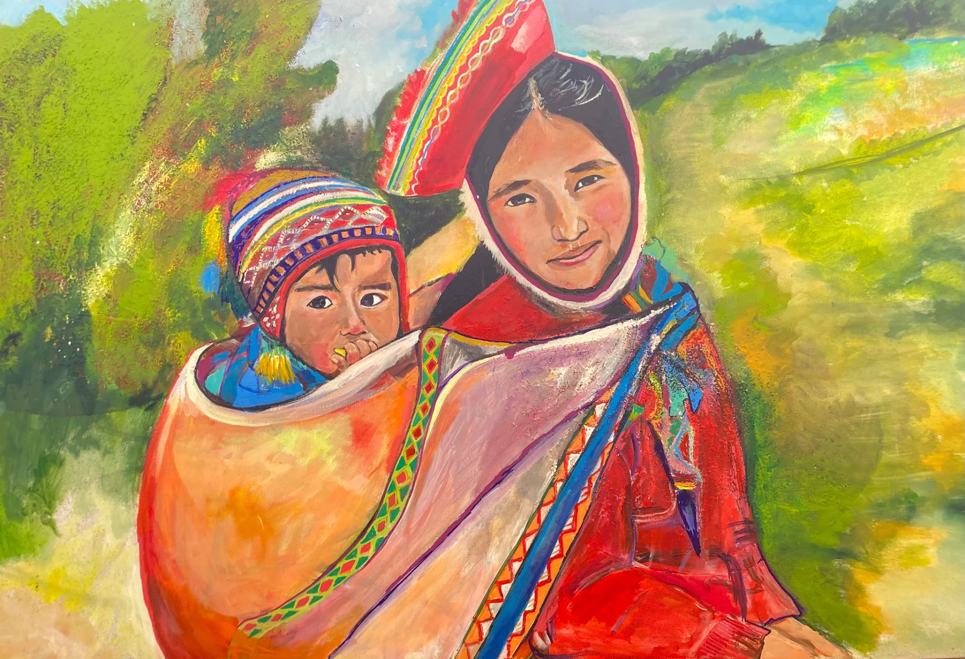 She carries génération