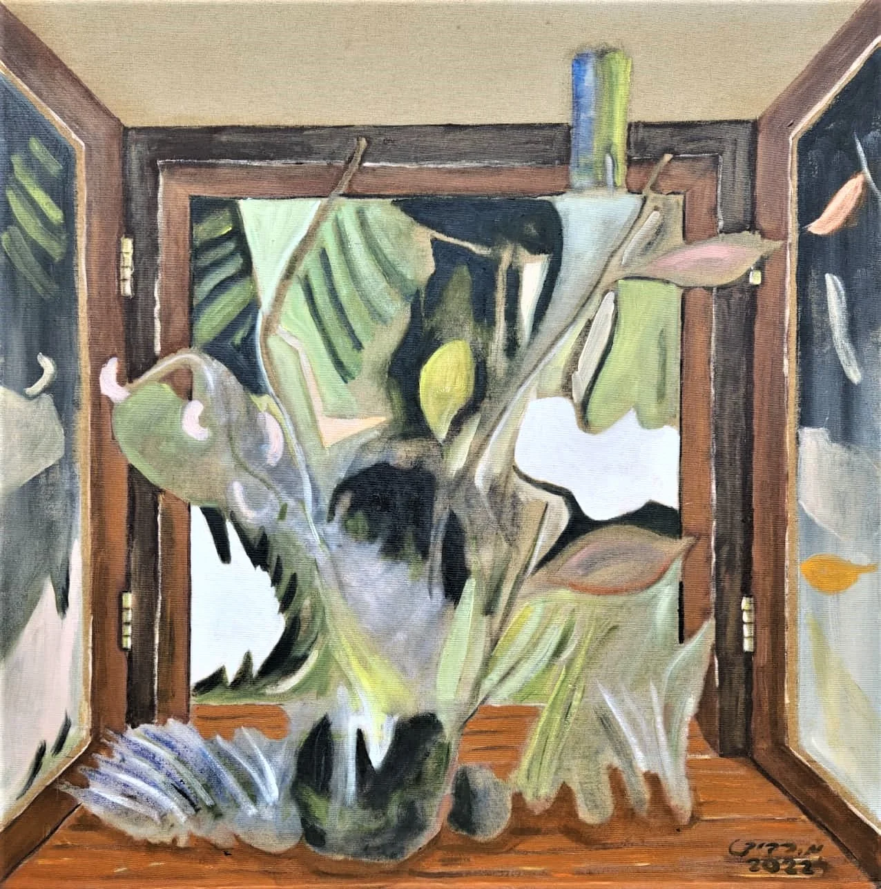 Spring bursts through the window