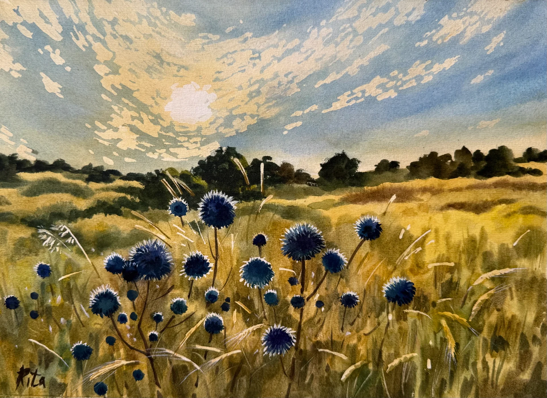 Heat wave: evening