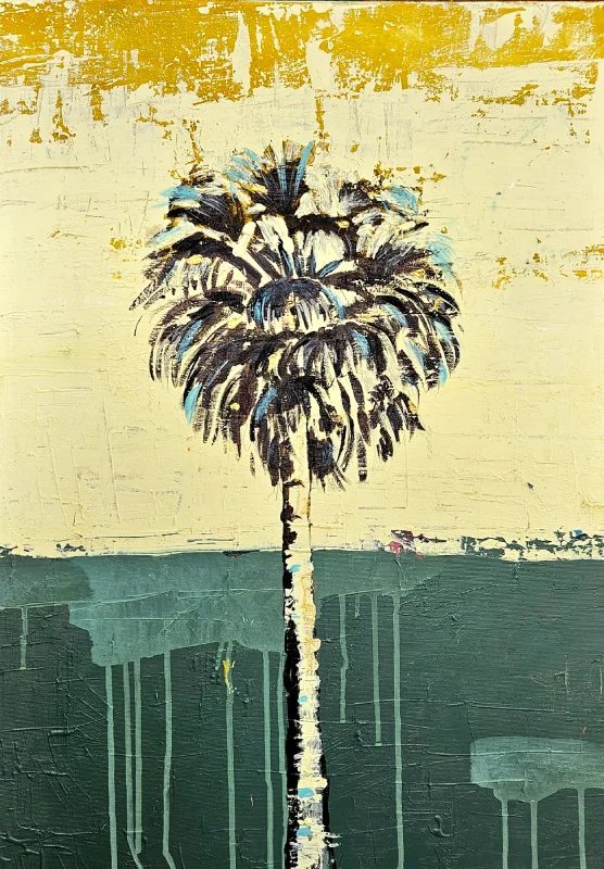 Palm in Ochre Light
