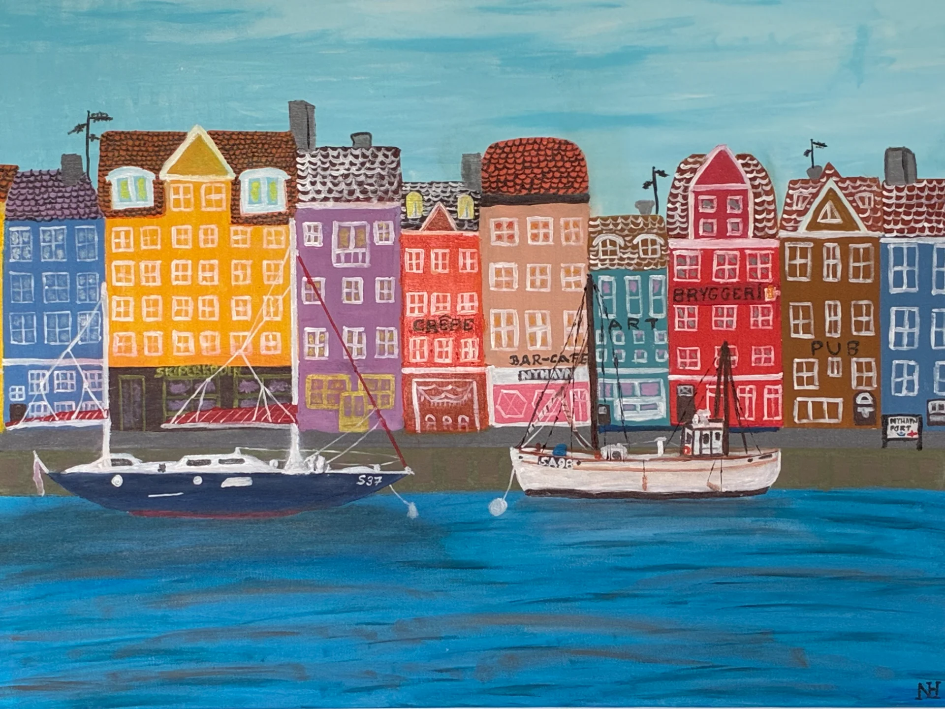 Harbor of Bright Facades