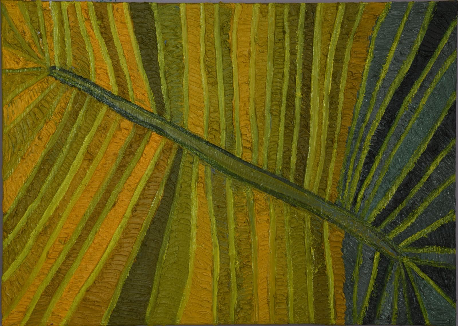 Palm Veins at Dusk