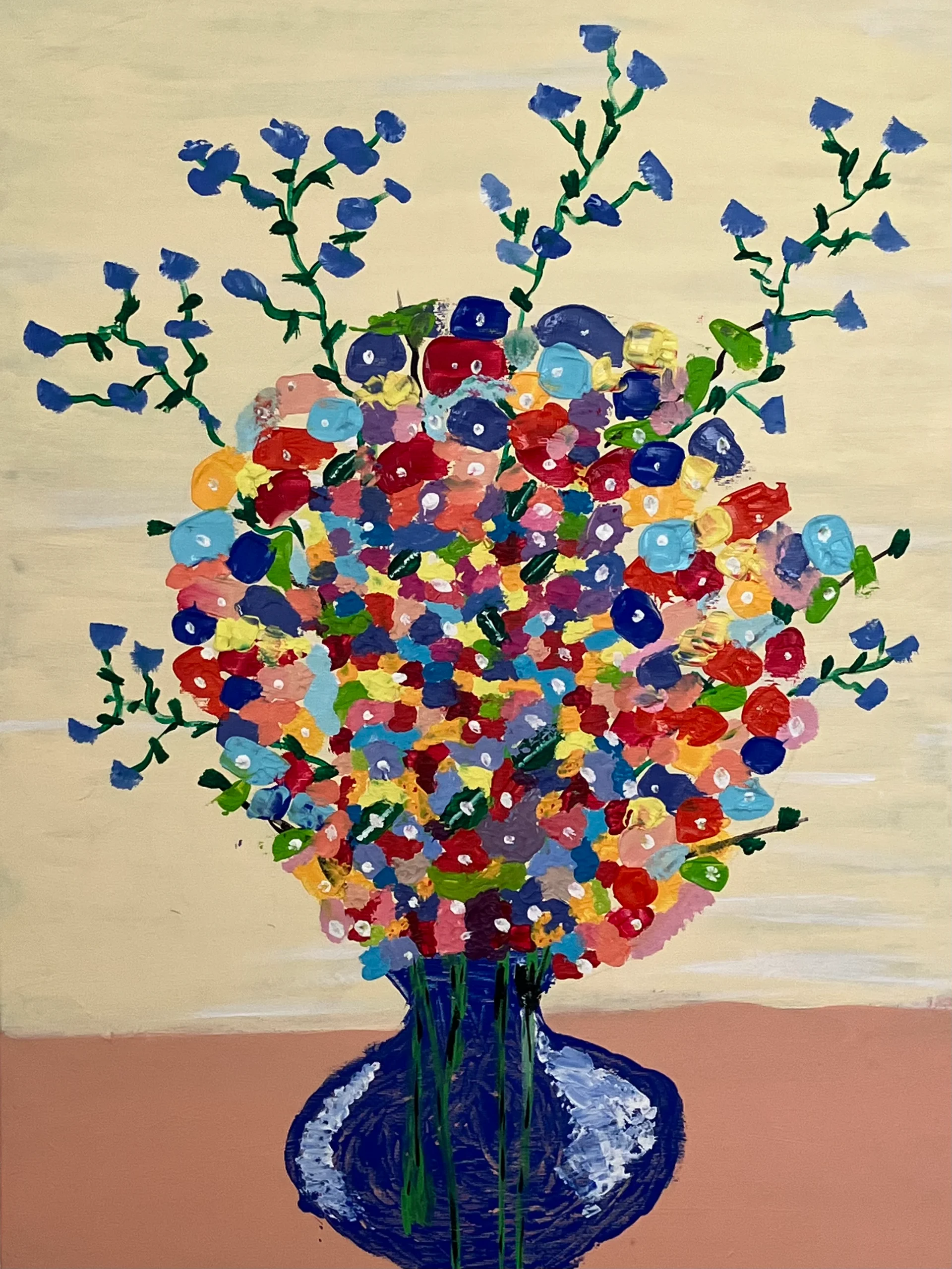 Blue Vase Bloom