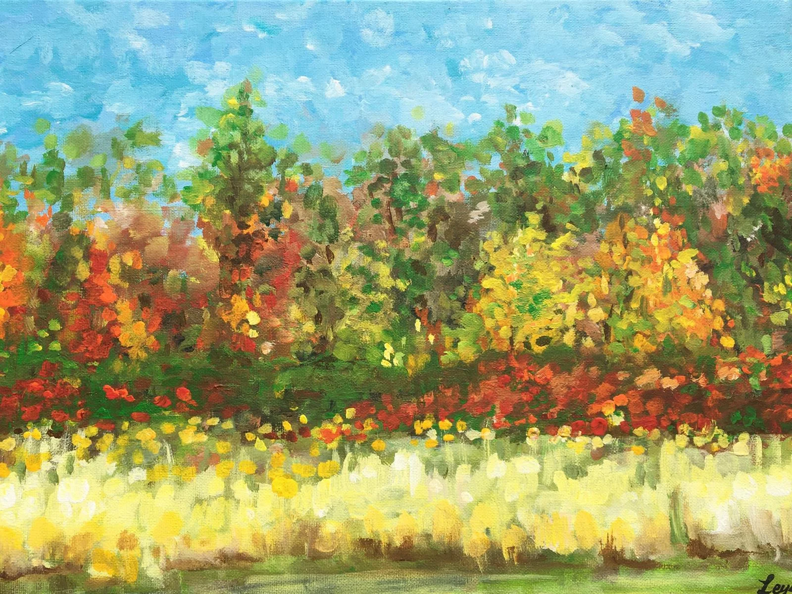 Autumn Grove in Bloom