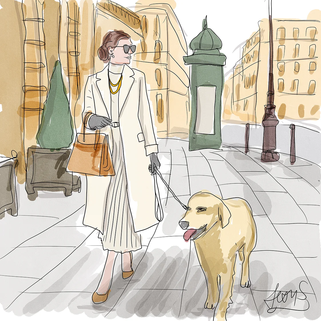 City Stroll in Ochre