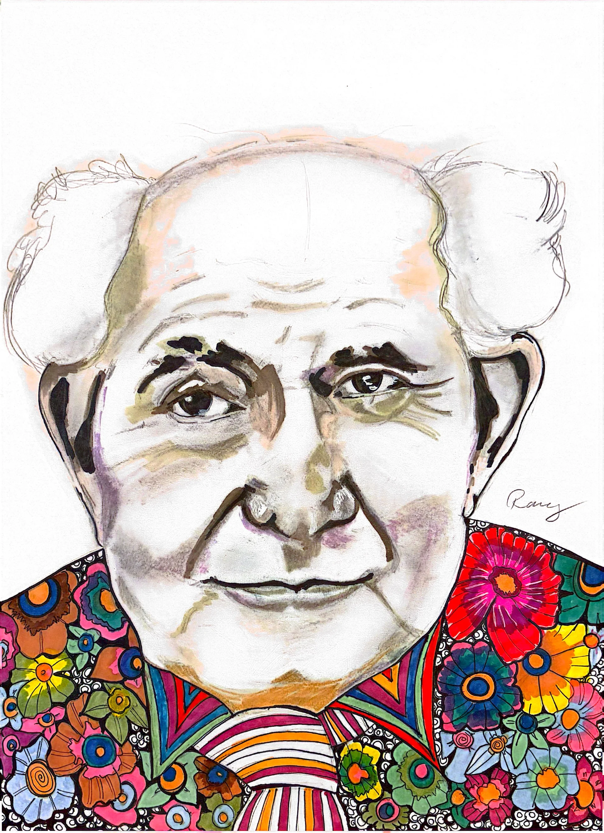 Ben Gurion in color