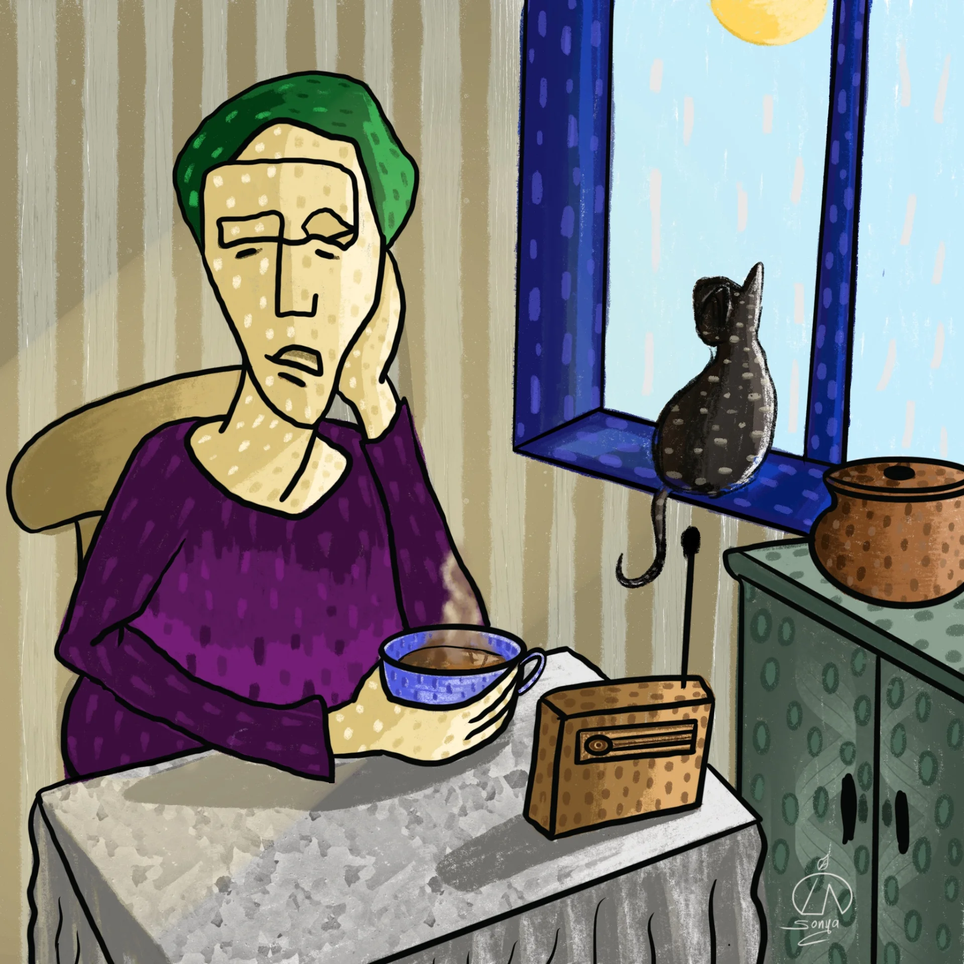 Moonlit Tea Hour