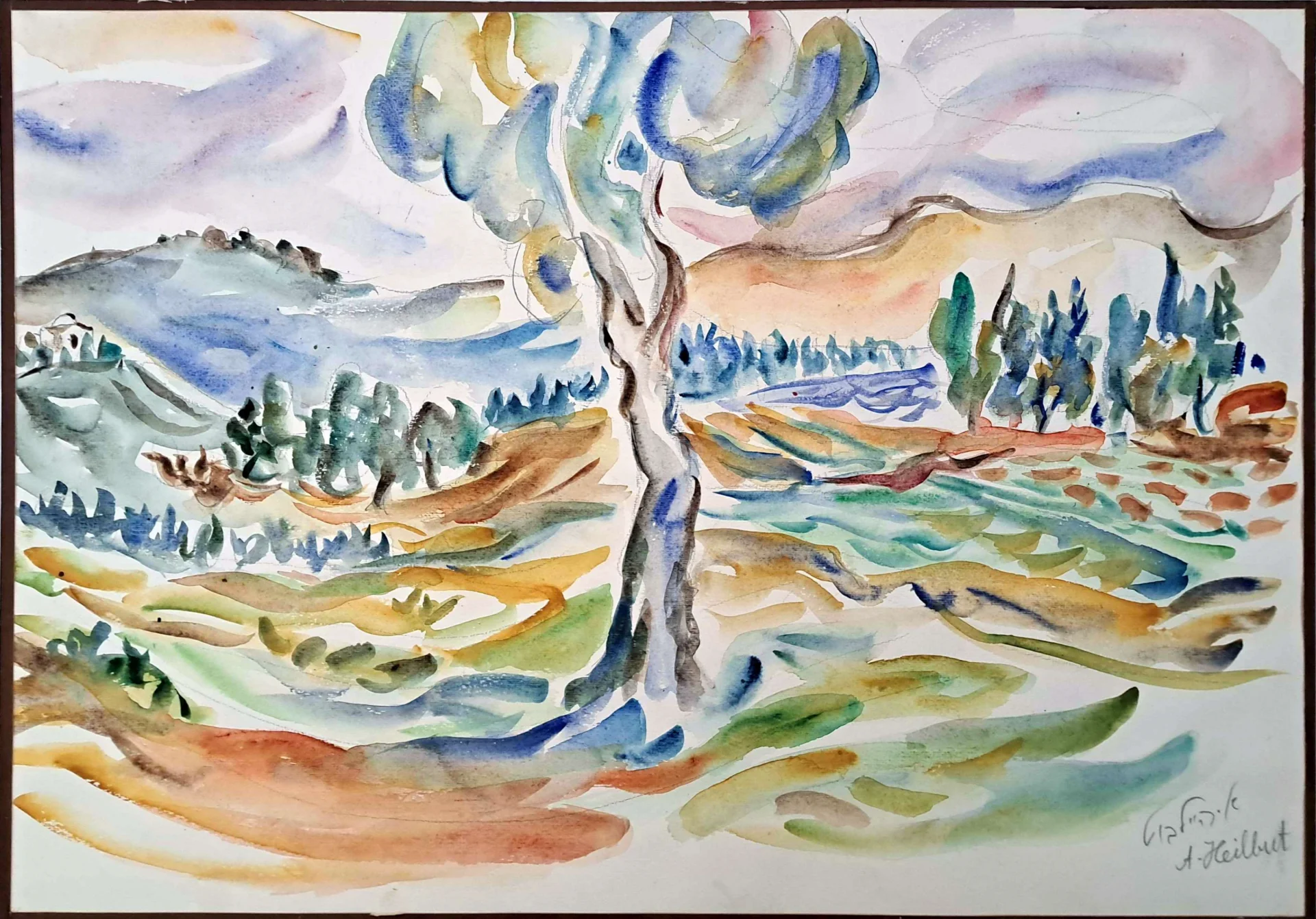 The Jezreel Valley - Tree Over Fields