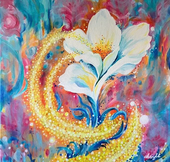 Bloom in a Golden Arc