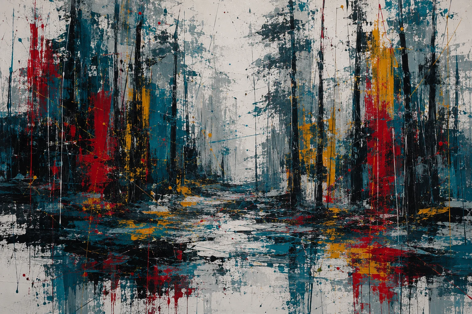 Urban Echoes in Teal