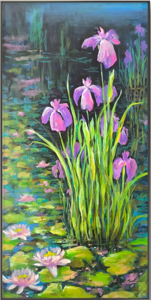 Irises at Dusk