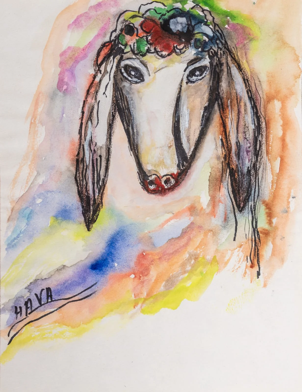 Floral Hound Reverie