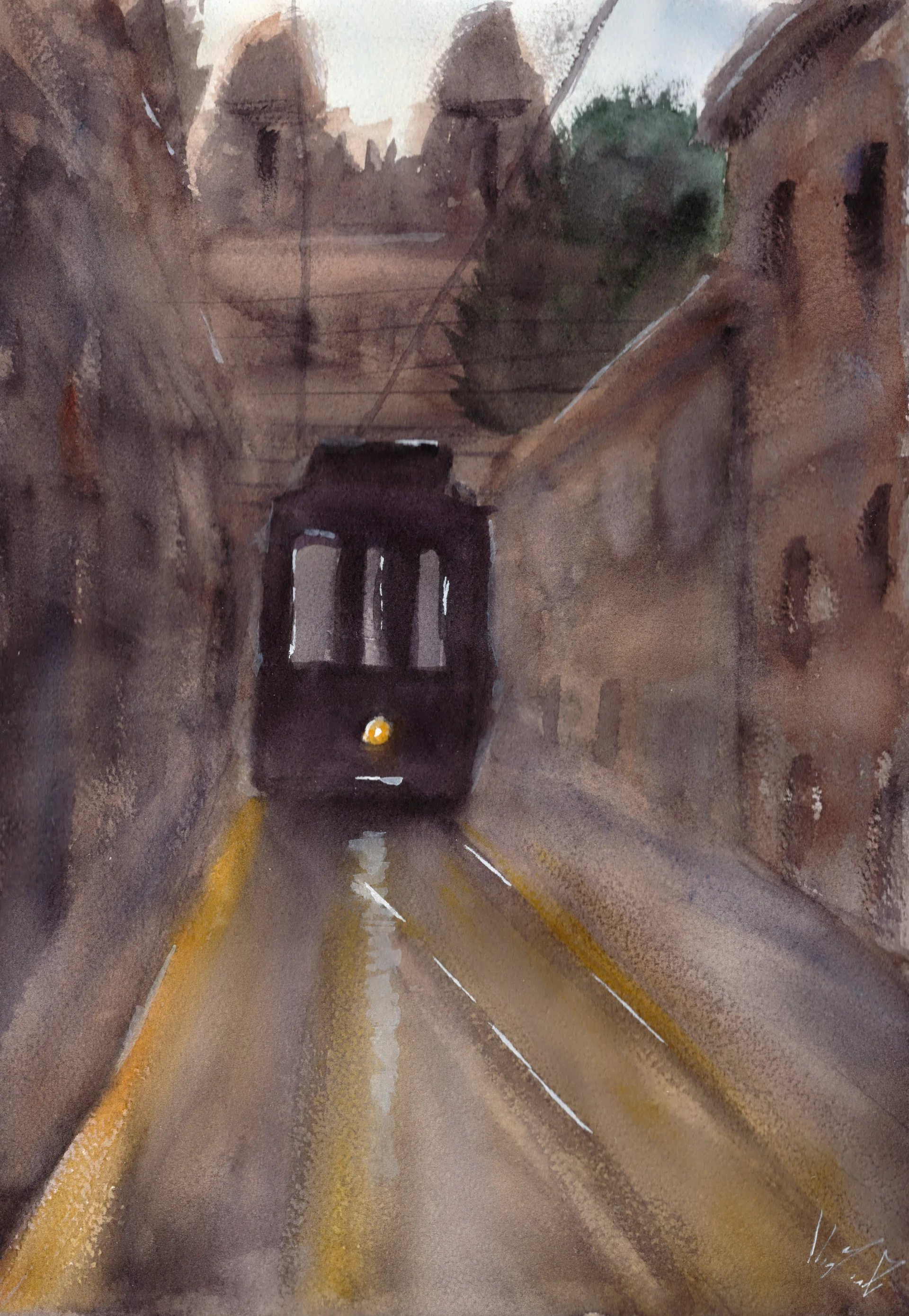 Evening Tram