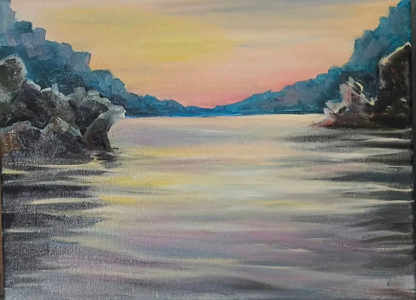 Pastel Cove at Dusk