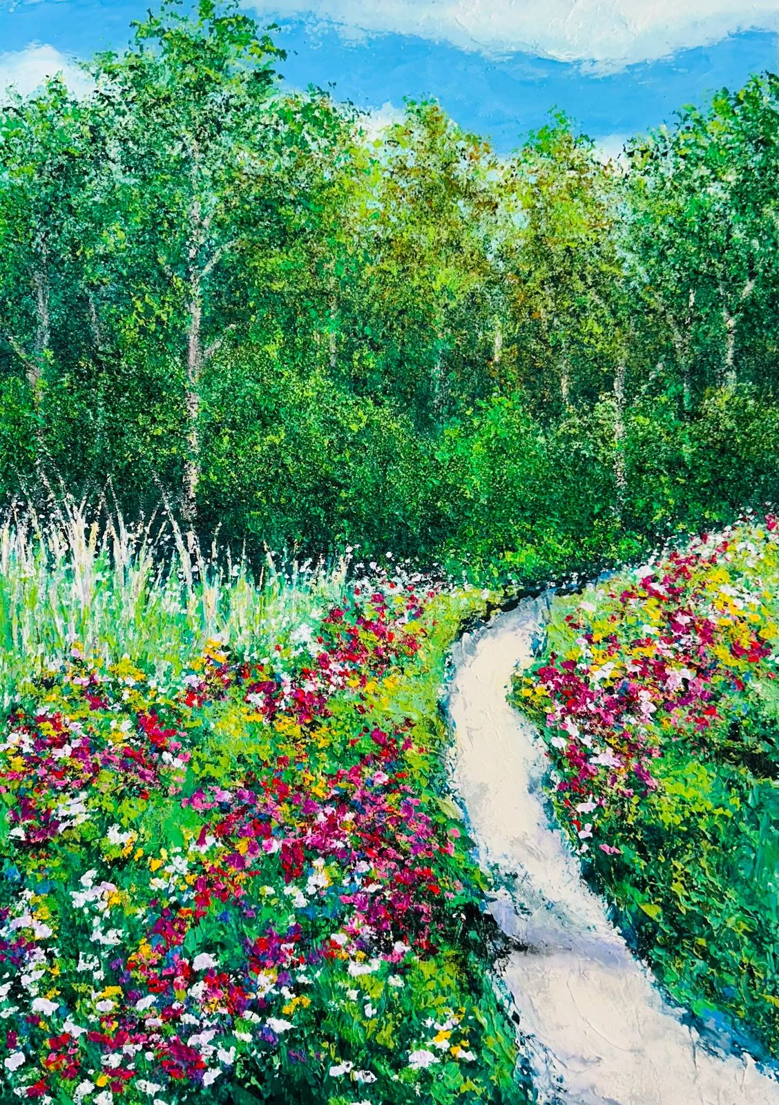 Garden Path in Bloom