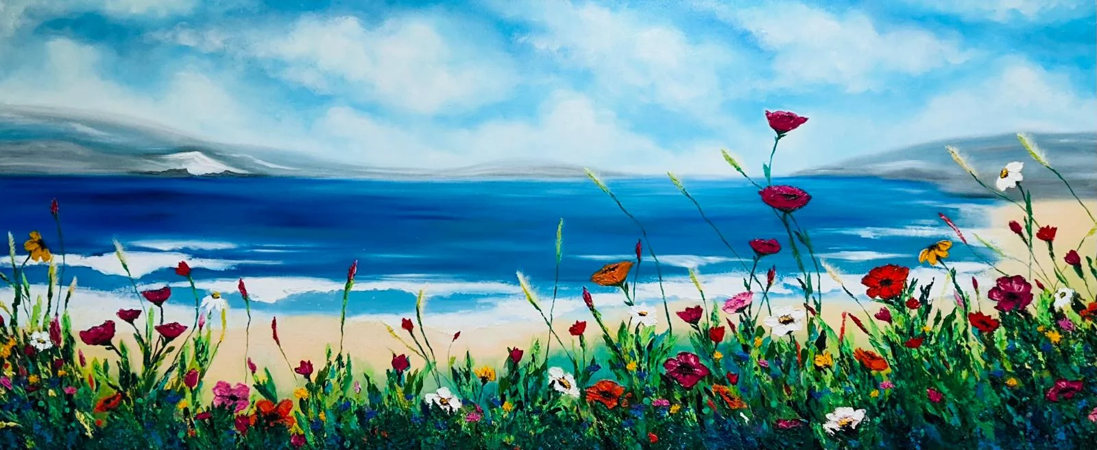 Poppies by the Shore