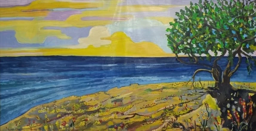 Sunlit Coastal Quiet