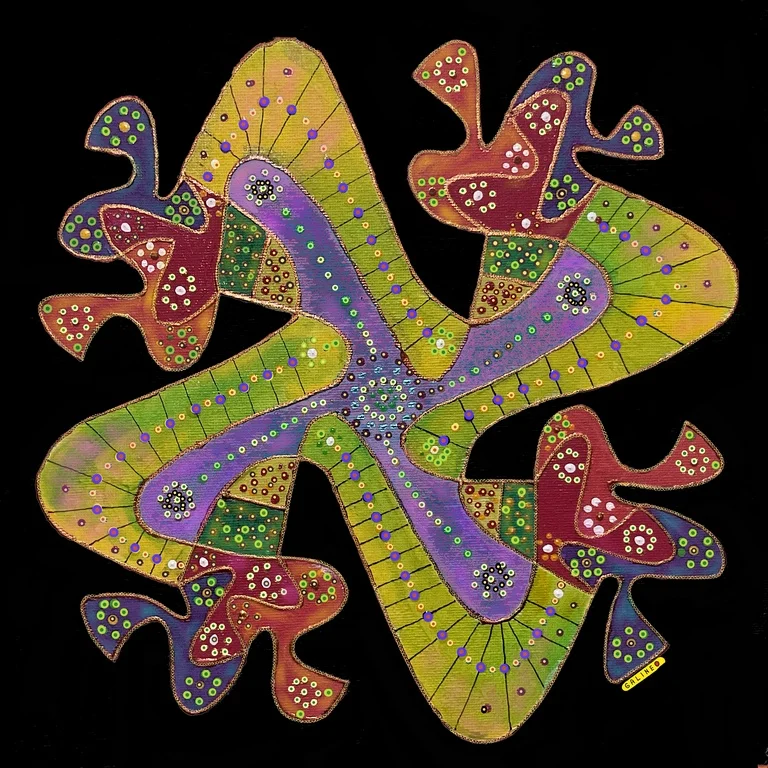 Radiant Gecko Mandala