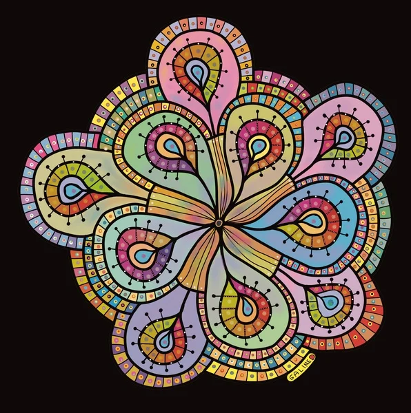 Radiant Paisley Bloom