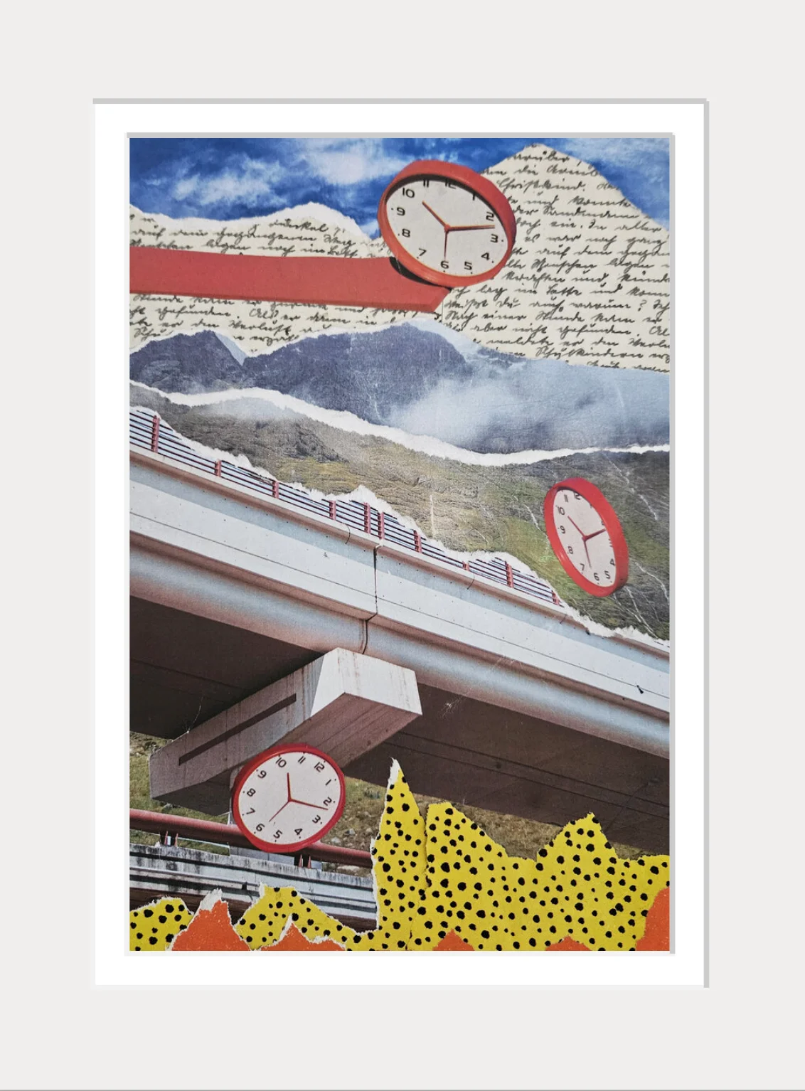 Clocks Above the Overpass